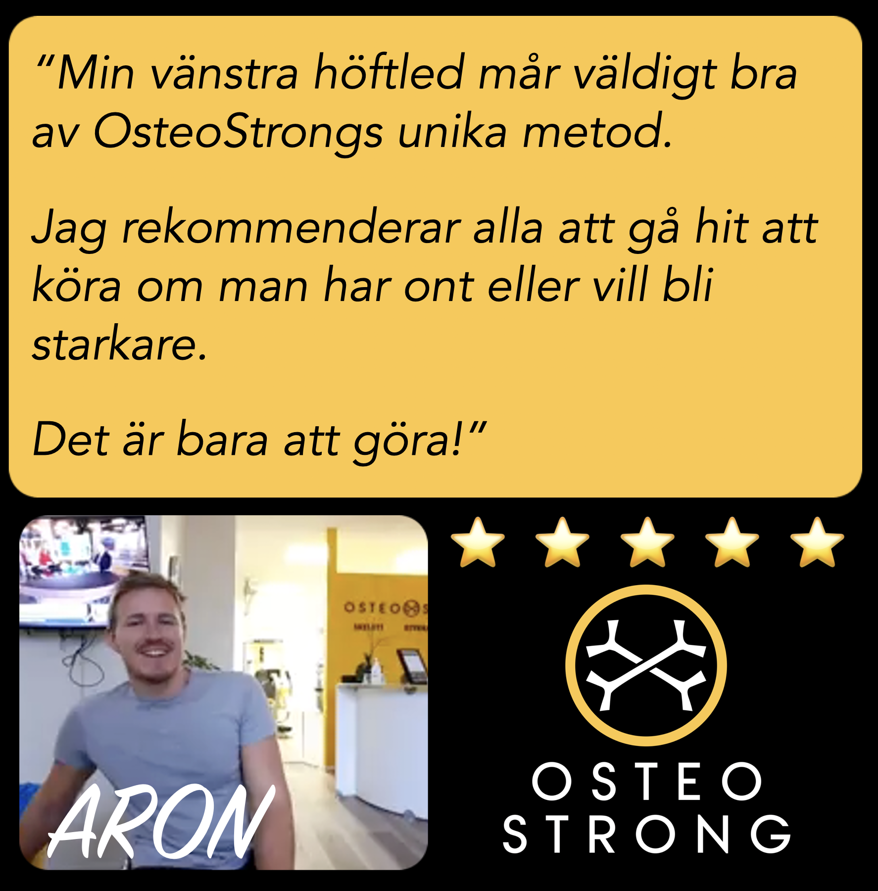 Recension från Aron